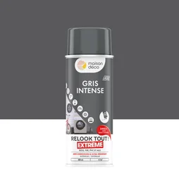 Peinture aérosol relook tout MAISON DECO gris intens brillant 0.400 L