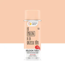 Peinture aérosol relook tout MAISON DECO melon mat 0.400 L