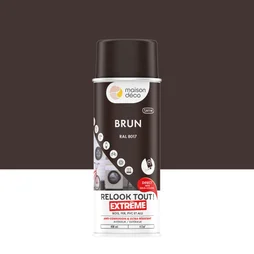 Peinture aérosol relook tout MAISON DECO brun ral 8017 RAL 8017 satiné 0.400 L