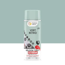 Peinture aérosol relook tout MAISON DECO vert retro brillant 0.400 L