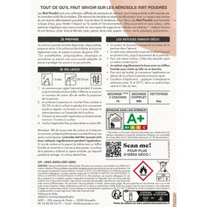 Peinture aérosol relook tout MAISON DECO cuir tanné poudré 0L4