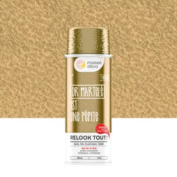 Peinture aérosol relook tout MAISON DECO or martelé 0.400 L
