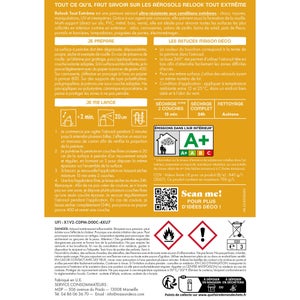 Peinture aérosol relook tout MAISON DECO tournesol satiné 0.400 L