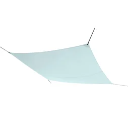 Voile d'ombrage rectangulaire, L.400 x l.295 cm, bleu laguna