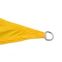 Voile d'ombrage triangulaire, L.360 x l.360 cm, jaune