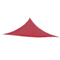 Voile d'ombrage triangulaire, L.360 x l.360 cm, rouge carmen