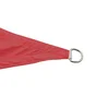 Voile d'ombrage triangulaire, L.360 x l.360 cm, rouge carmen