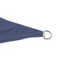 Voile d'ombrage triangulaire, L.360 x l.360 cm, bleu saphir