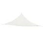 Voile d'ombrage triangulaire, L.360 x l.360 cm, blanc