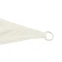 Voile d'ombrage triangulaire, L.360 x l.360 cm, blanc