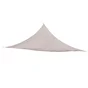 Voile d'ombrage triangulaire, L.360 x l.360 cm, taupe