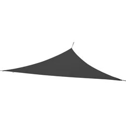 Voile d'ombrage triangulaire, L.360 x l.360 cm, gris anthracite