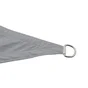 Voile d'ombrage triangulaire, L.360 x l.360 cm, gris granite