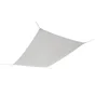 Voile d'ombrage rectangulaire, L.400 x l.295 cm, blanc
