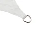 Voile d'ombrage rectangulaire, L.400 x l.295 cm, blanc