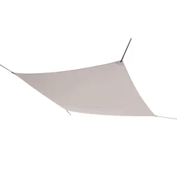 Voile d'ombrage rectangulaire, L.400 x l.295 cm, taupe