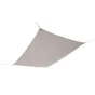 Voile d'ombrage rectangulaire, L.400 x l.295 cm, taupe