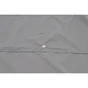 Voile d'ombrage rectangulaire, L.400 x l.295 cm, gris granite
