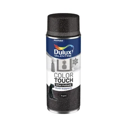 Peinture aérosol Color touch effet pailleté DULUX VALENTINE argent pailleté 400 ml