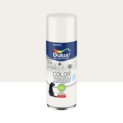 Bombe de peinture Color touch DULUX VALENTINE blanc RAL 9010 brillant 400 ml