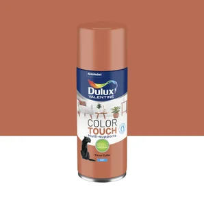 Bombe de peinture Color touch DULUX VALENTINE terre cuite mat 400 ml
