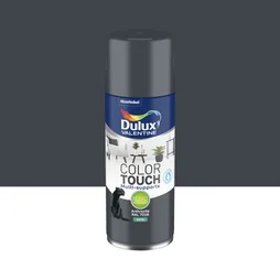 Bombe de peinture Color touch DULUX VALENTINE anthracite RAL 7016 satine 400 ml