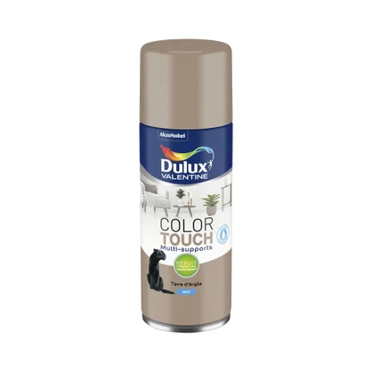 Bombe de peinture Color touch DULUX VALENTINE terre d'argile mat 400 ml