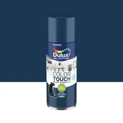 Bombe de peinture Color touch DULUX VALENTINE marine RAL 5003 satiné 400 ml