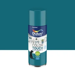 Bombe de peinture Color touch DULUX VALENTINE turquoise intense mat 400 ml