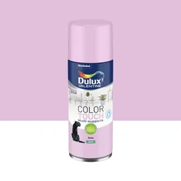 Bombe de peinture Color touch DULUX VALENTINE rose satiné 400 ml