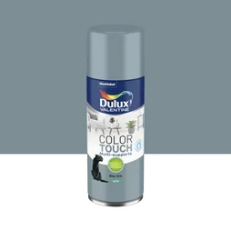 Bombe de peinture Color touch DULUX VALENTINE bleu gris satiné 400 ml