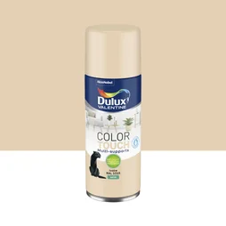 Bombe de peinture Color touch DULUX VALENTINE ivoire RAL 1015 satine 400 ml