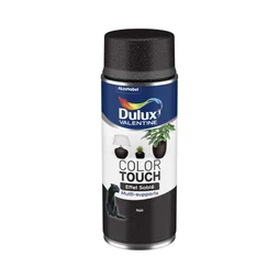 Peinture aérosol Color touch effet sablé DULUX VALENTINE noir mat 400 ml