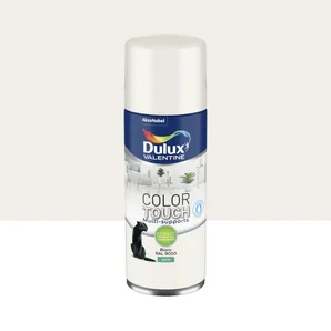 Bombe de peinture Color touch DULUX VALENTINE blanc RAL 9010 satiné 400 ml