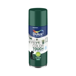 Bombe de peinture Color touch DULUX VALENTINE vert basque RAL 6005 satiné 400 ml