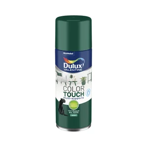 Bombe de peinture Color touch DULUX VALENTINE vert basque RAL 6005 satiné 400 ml