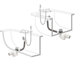 kit évacuation horizontale siphon inclus EQUATION