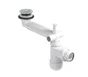 Siphon sdb clic-clac + adaptateur 40/32mm