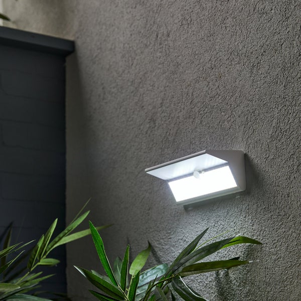 Applique solaire et rechargeable Nadio blanc INSPIRE