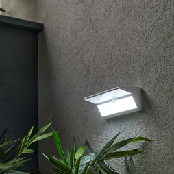 Applique solaire et rechargeable Nadio blanc INSPIRE