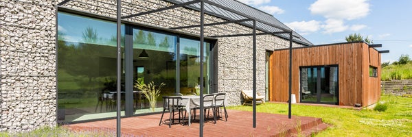 Extension pergola Vedas alu noir 3X1.5