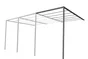 Extension pergola Vedas alu noir 3X1.5