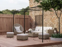 Pergola vedas en aluminium pour canisse 3X3M