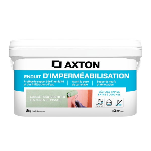 Enduit d'impermeabilisation mur et sol AXTON 3KG