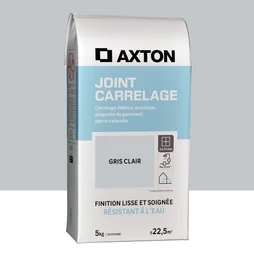 Joint poudre carrelage / mosaïque AXTON gris clair 5KG