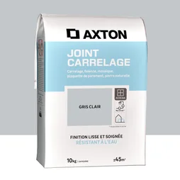 Joint poudre carrelage / mosaique superieur a 3mm AXTON gris 10KG