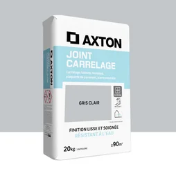 Joint poudre carrelage / mosaique superieur a 3mm AXTON gris 20KG