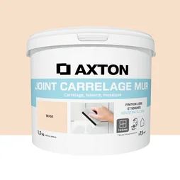 Joint pate carrelage / mosaique AXTON beige 1.5 kg