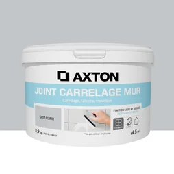 Joint pate carrelage / mosaique AXTON gris clair 0.9 kg