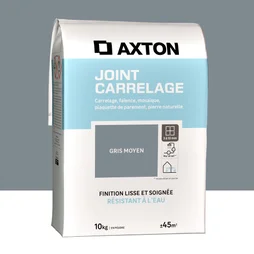 Joint poudre carrelage / mosaique superieur a 3mm AXTON gris moyen 10KG
